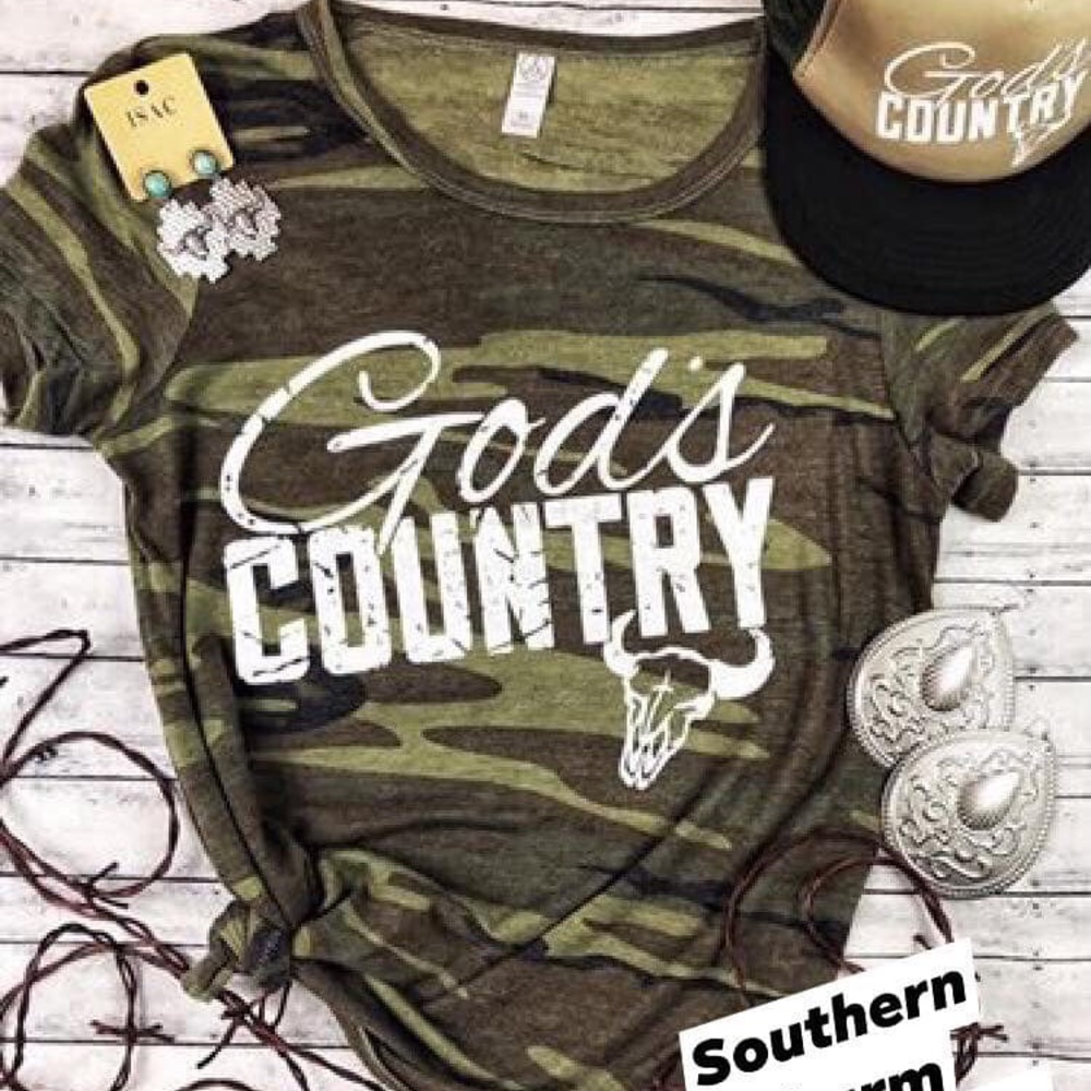Gods Country Graphic T-shirt